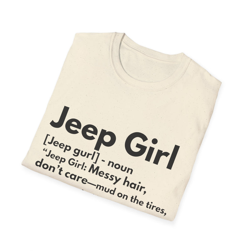 Jeep Girl T-Shirt - Messy Hair, Zero Apologies!