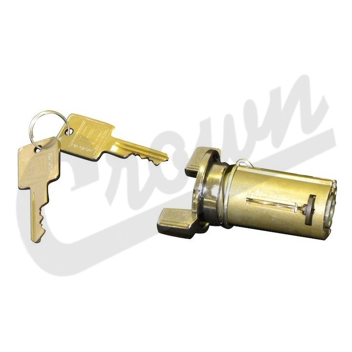 Ignition Cylinder coded w/2 Keys Jeep CJ SJ J Series 8120081K