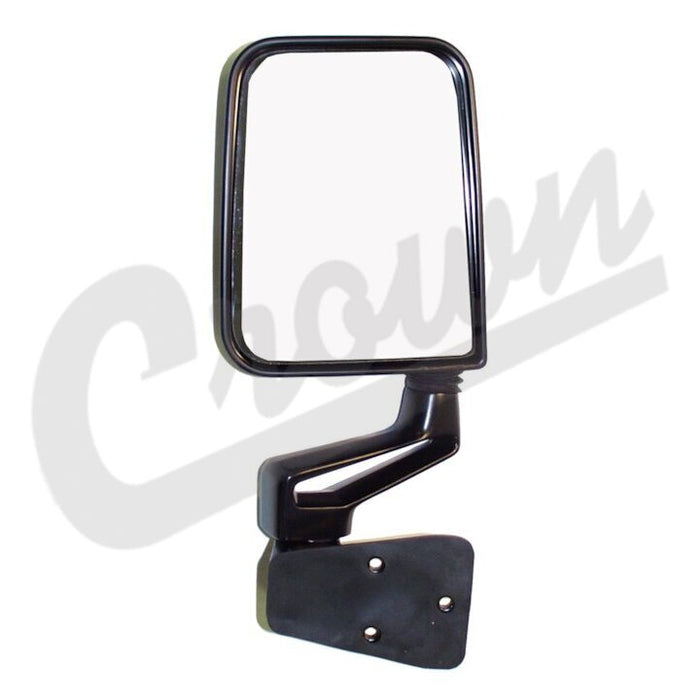 Mirror Assembly Jeep TJ Wrangler Left Side in Black 82201773