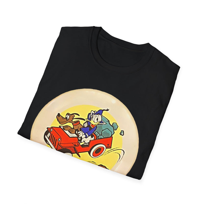 The Duck and Dog in a Jeep - Vintage Cartoon Car Design