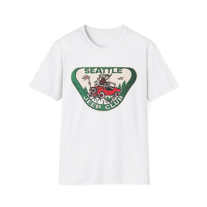 Seattle Jeep Club T-Shirt - Vintage Jeep T-Shirt