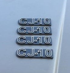 Badge Custom Jeep CJ-10 made in the USA