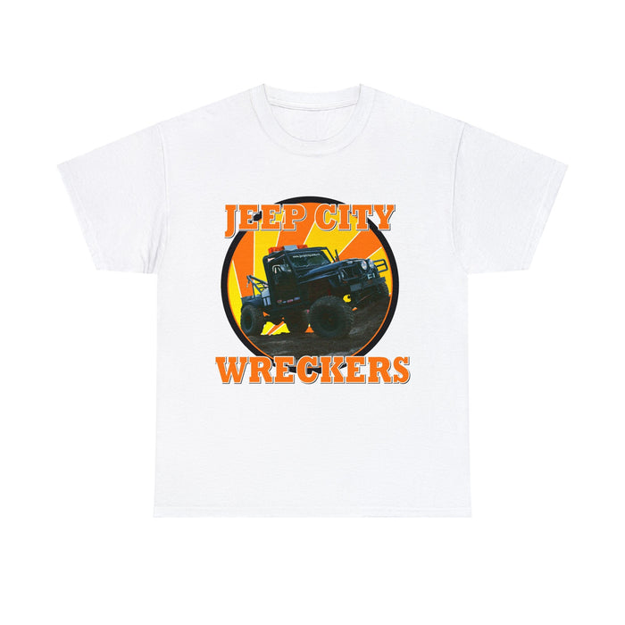 T Shirt 100% Cotton Jeep City Wreckers CJ-10