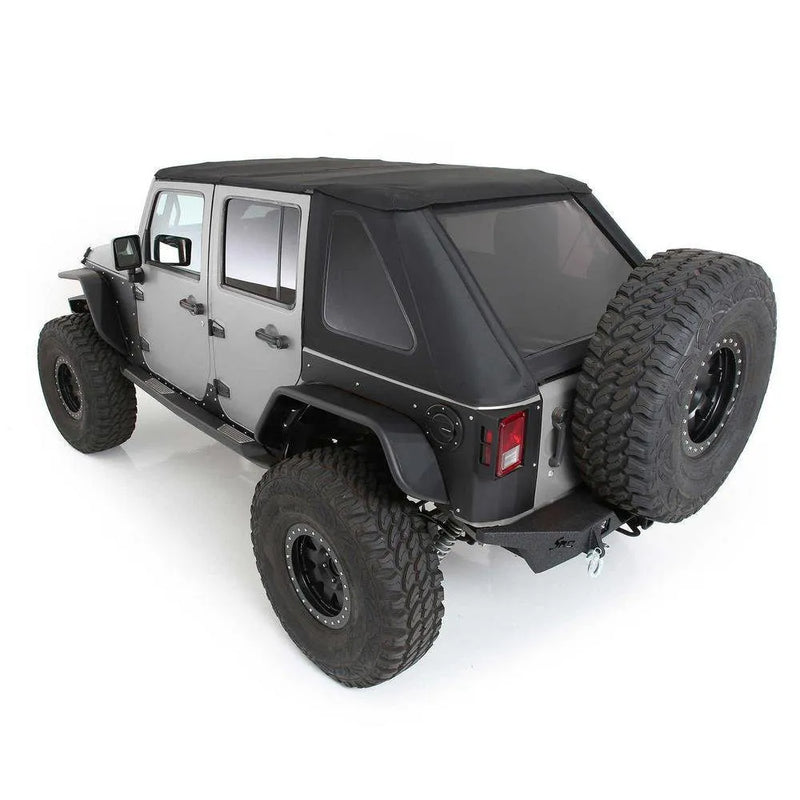 Soft Top Bowless Combo Tinted Windows Jeep JK Wrangler 4dr SB9083235