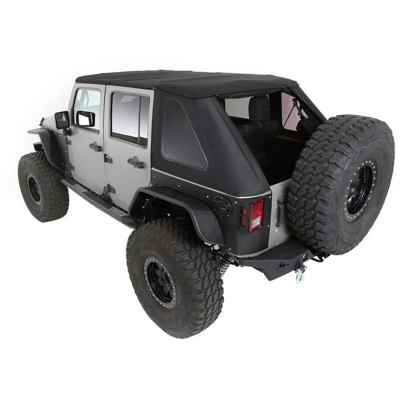 Soft Top Bowless Combo Tinted Windows Jeep JK Wrangler 4dr SB9083235