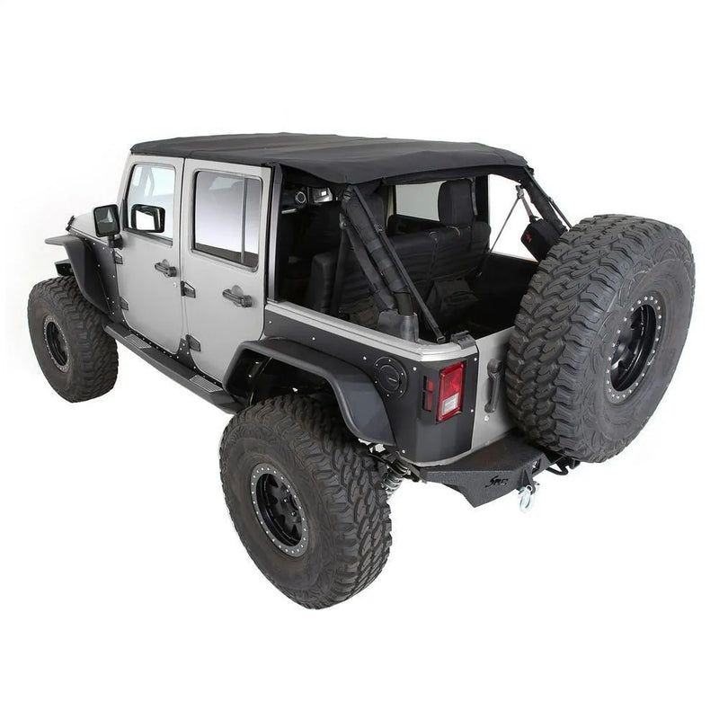 Soft Top Bowless Combo Tinted Windows Jeep JK Wrangler 4dr SB9083235