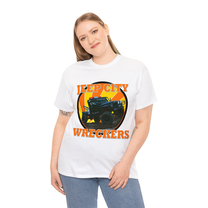 T Shirt 100% Cotton Jeep City Wreckers CJ-10