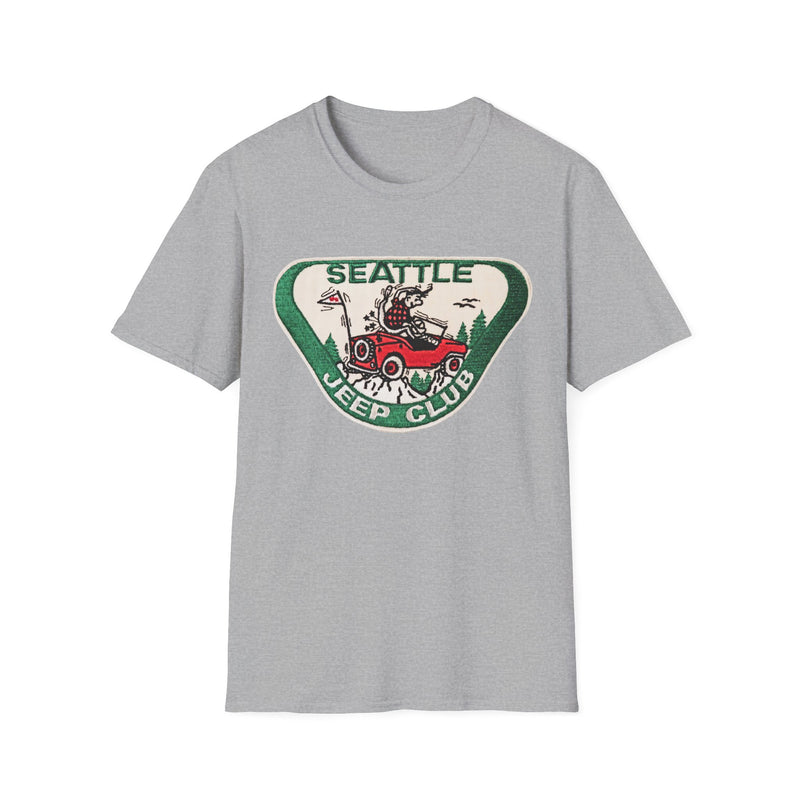 Seattle Jeep Club T-Shirt - Vintage Jeep T-Shirt