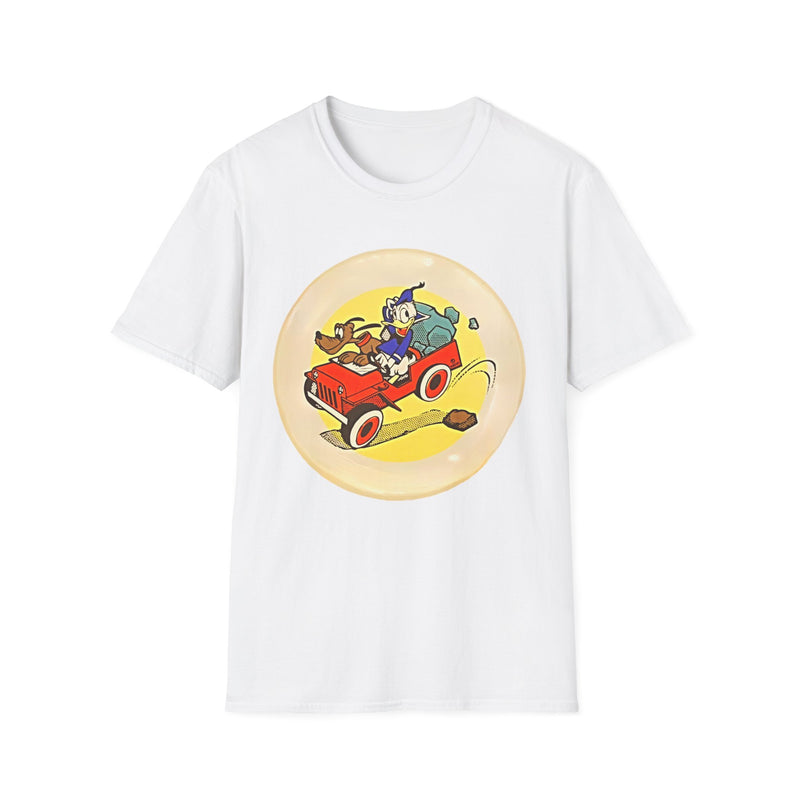 The Duck and Dog in a Jeep - Vintage Cartoon Car Design