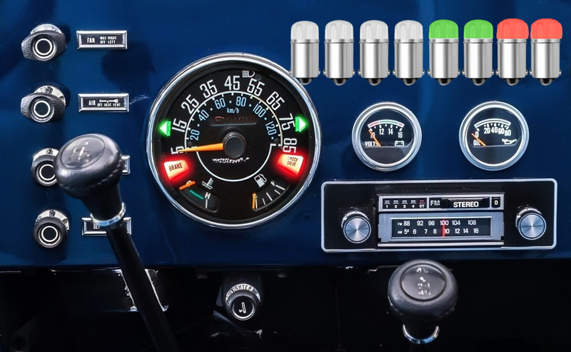 CJ Dash LED Instrument Cluster Upgrade Kit – CJ5 / CJ7 / CJ8 / CJ10
