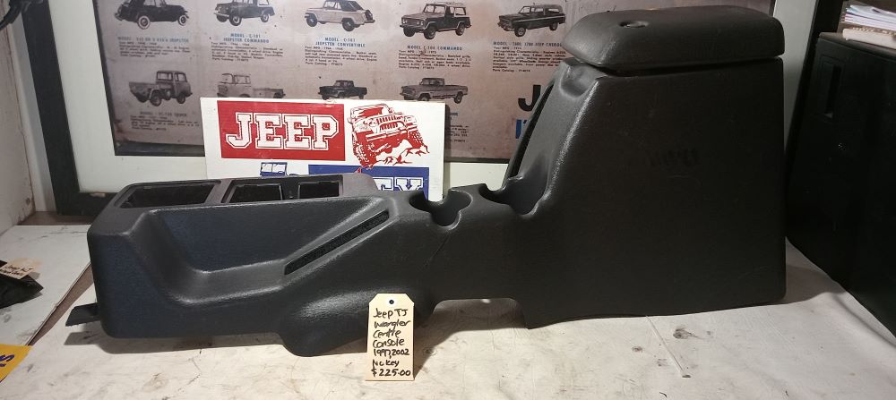 Center Console Jeep TJ Wrangler Grey OEM