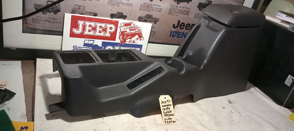 Center Console Jeep TJ Wrangler Grey OEM