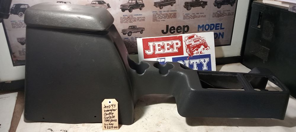 Center Console Jeep TJ Wrangler Grey OEM