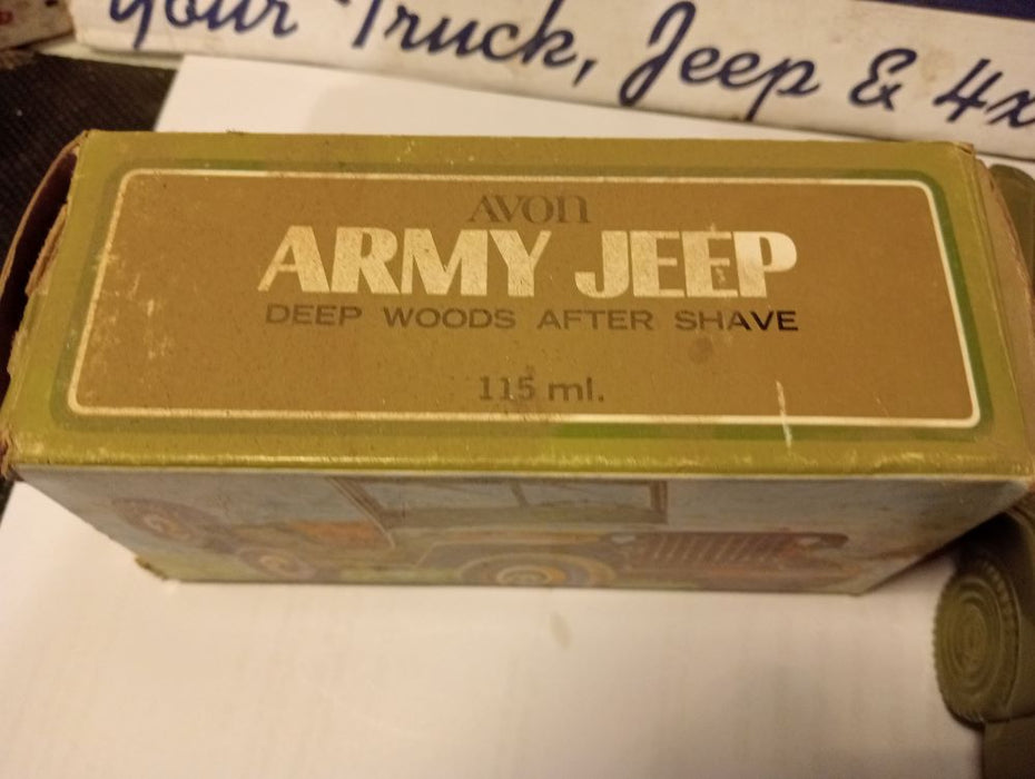 After Shave Deep Woods Army Jeep AVON  115ml Vintage