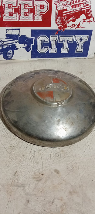 Hub Caps Vintage Jeep Dog Dish 10.50" ID 1 Only #2