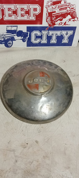 Hub Caps Vintage Jeep Dog Dish 10.50" ID 1 Only #2