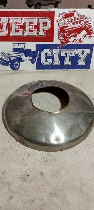 Hub Caps Vintage Jeep Dog Dish 10.25" ID 1 Only with Hole