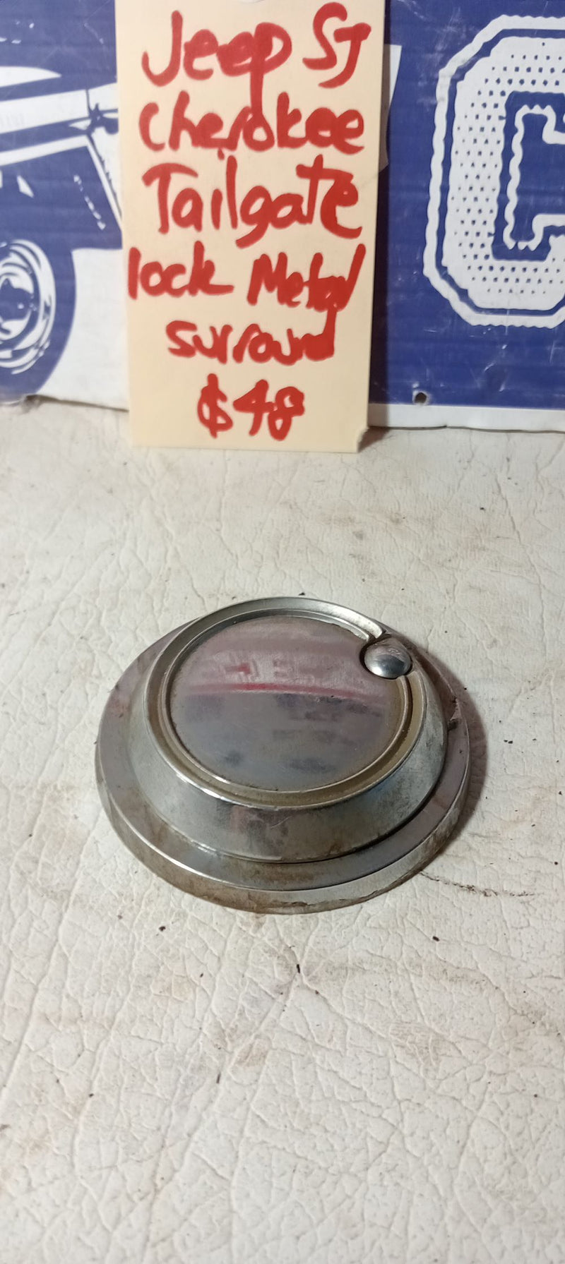 Tailgate Lock Surround Jeep SJ Cherokee