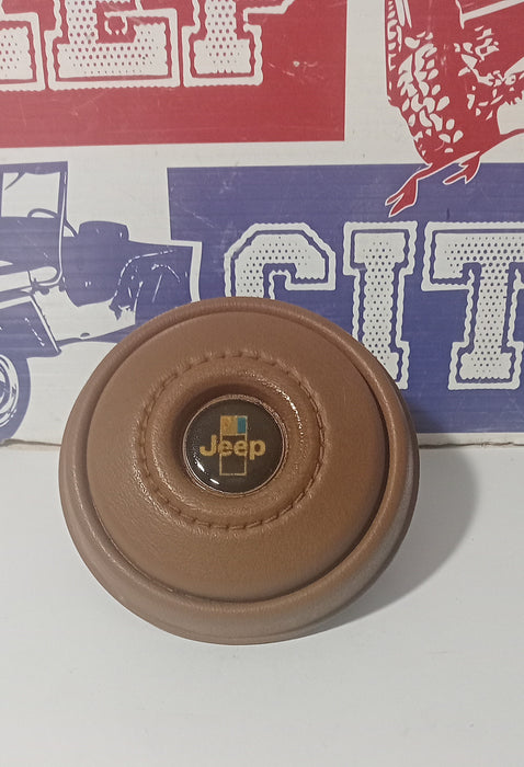 Horn Pad Jeep Steering Wheel Nutmeg with Logo