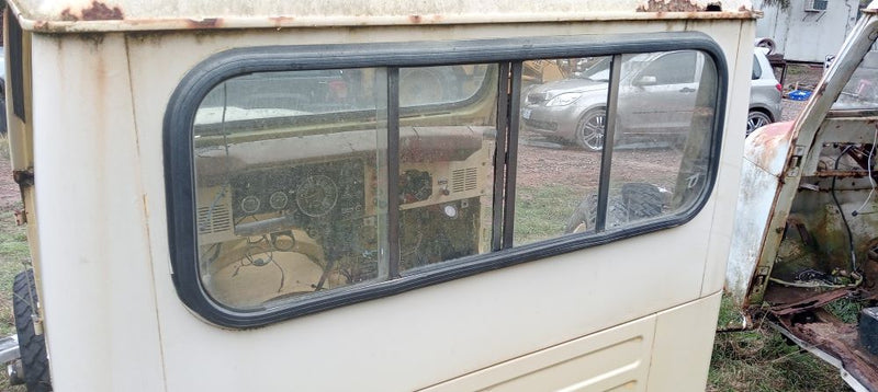 Window Rear Jeep CJ-10 (4 piece glass) Assembly