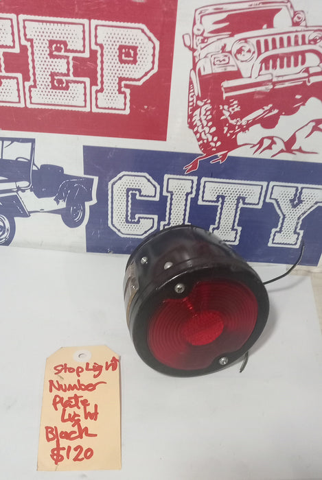 Stop Light Vintage Jeep with Number Plate Light