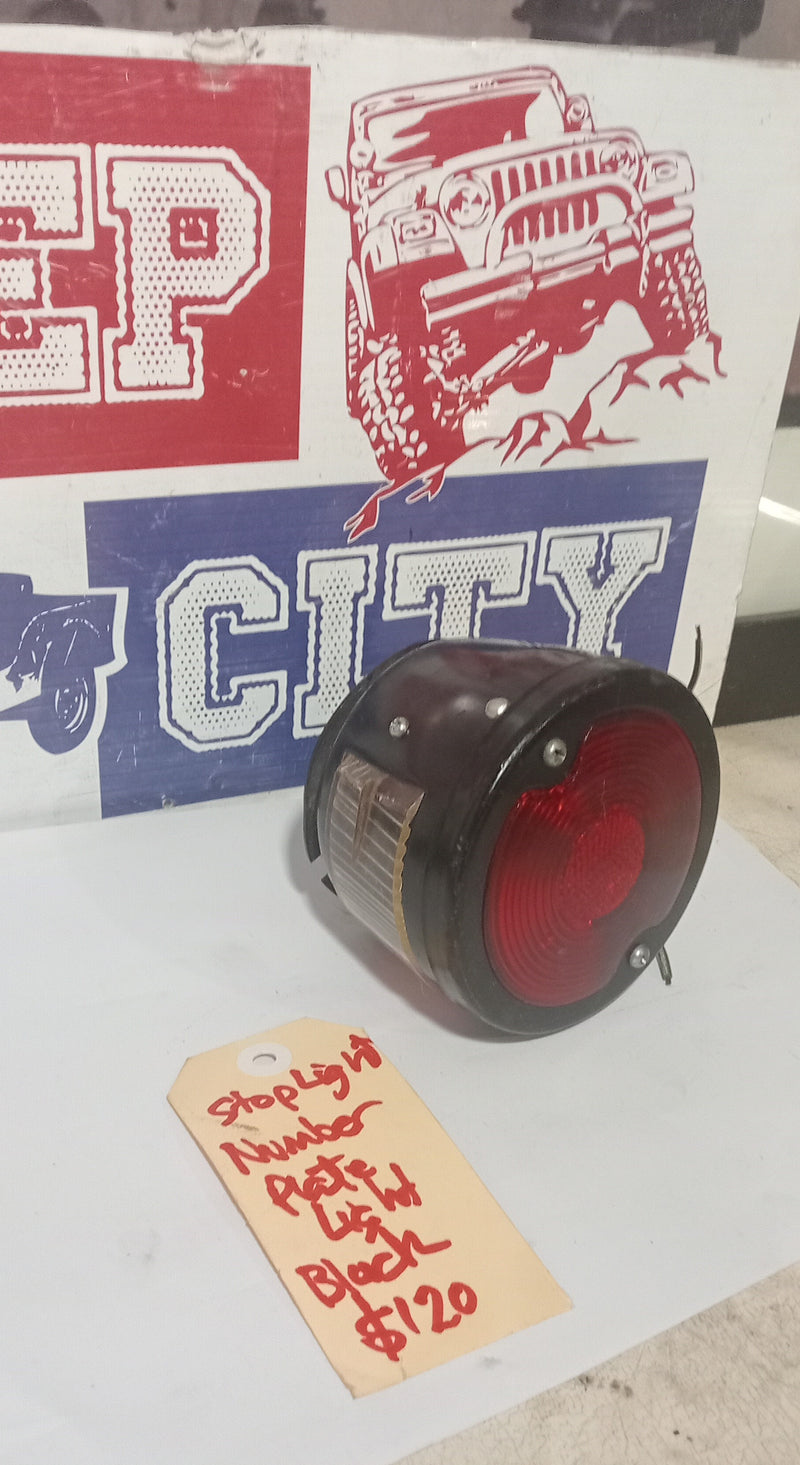 Stop Light Vintage Jeep with Number Plate Light