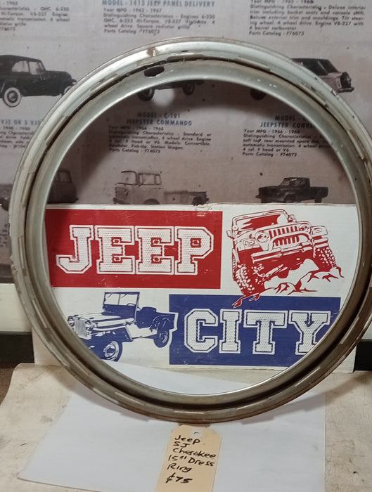 Wheel Dress Ring Jeep SJ Cherokee 1978-1984