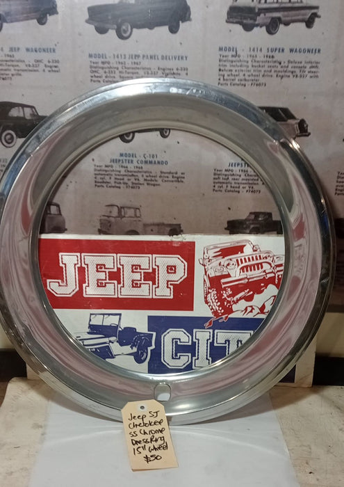 Wheel Dress Ring Jeep SJ Cherokee 1978-1984 #3