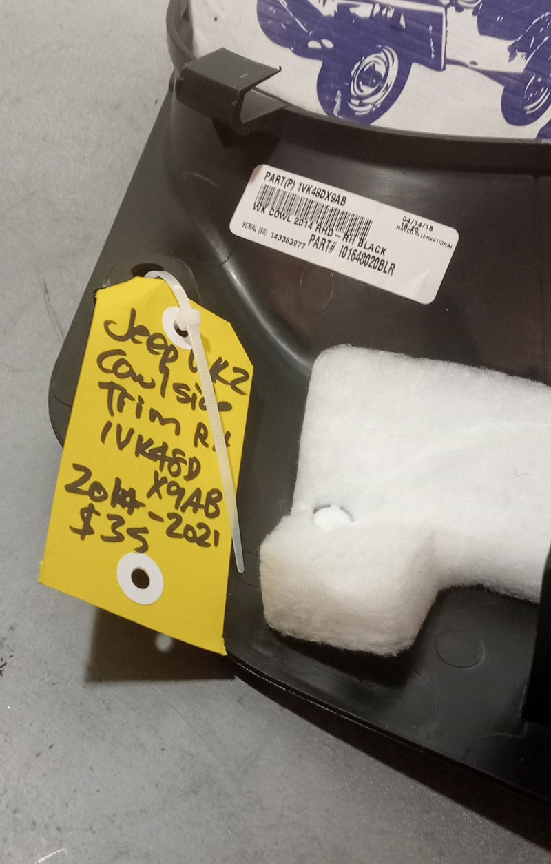 Cowl Trim Interior Jeep WK2 GC 1VK48DX9AB