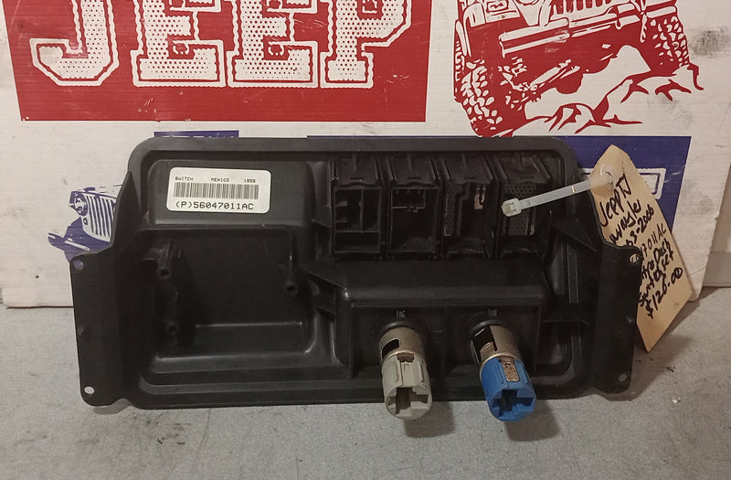 Dash Centre Switch Set Jeep TJ  Wrangler 56047011AC