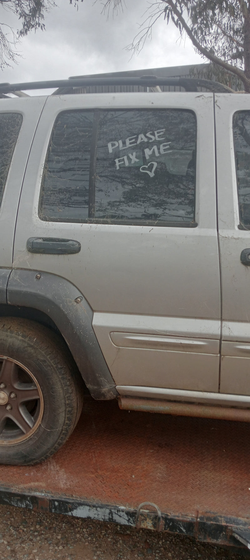 Door RH Rear Jeep KJ Renegade Silver
