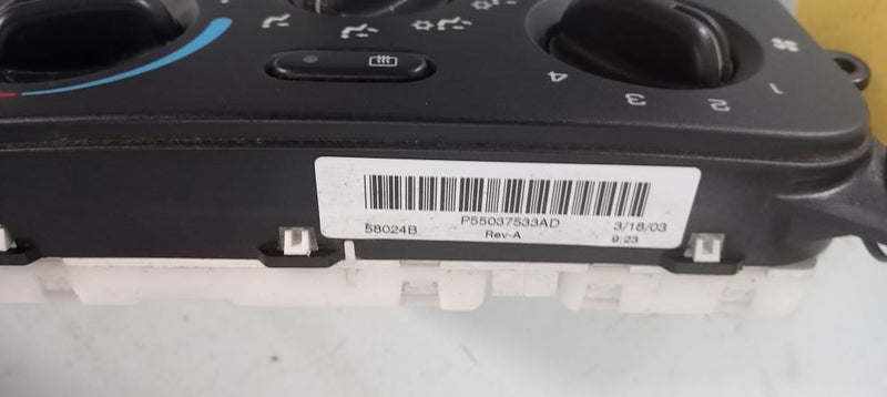 AC Controls Jeep KJ Cherokee 55037533AD