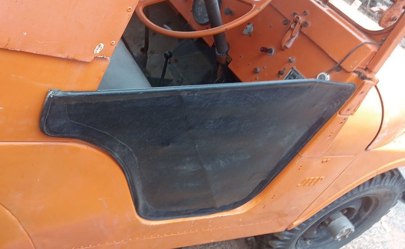 Doors Soft Half Doors Black Whitco Jeep CJ5 - NOS