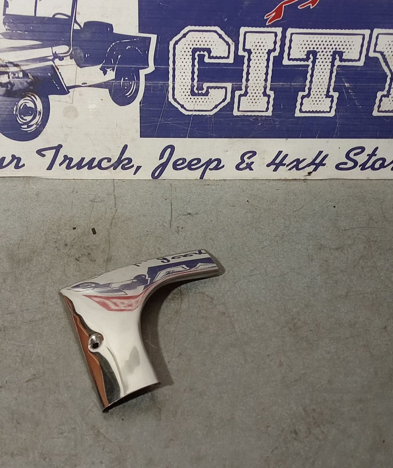 Windscreen Trim Corner Pieces Chrome Jeep SJ & J Series