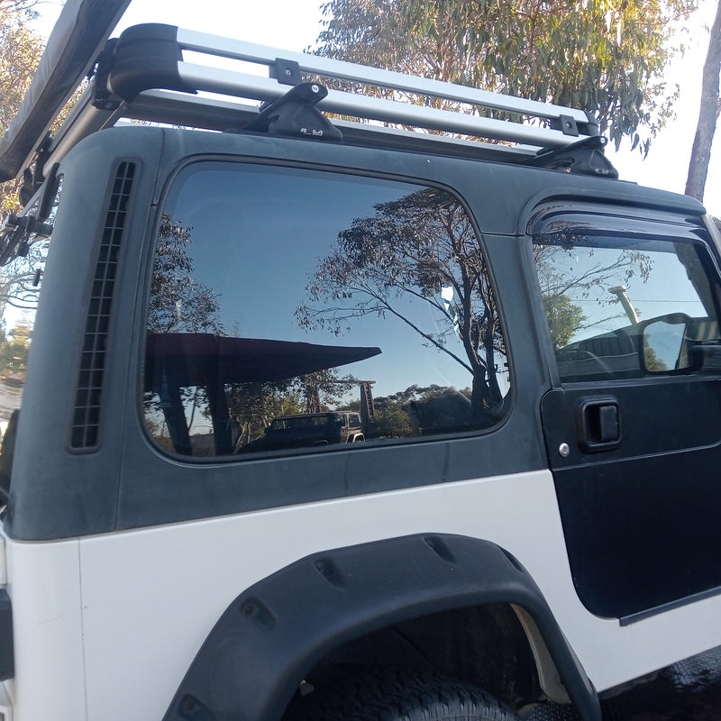 Hard Top Jeep TJ Wrangler with Roof Rack