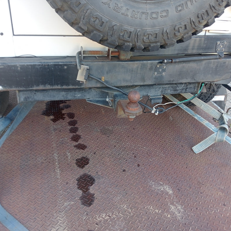 Rear Tyre Carrier and Rear Bumper Jeep TJ Wrangler