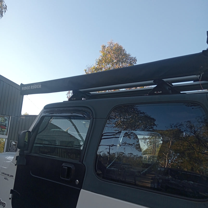Hard Top Jeep TJ Wrangler with Roof Rack