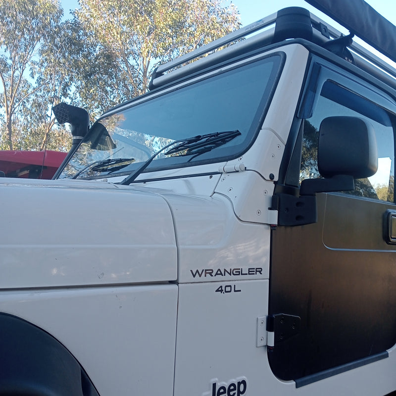 Hard Top Jeep TJ Wrangler with Roof Rack