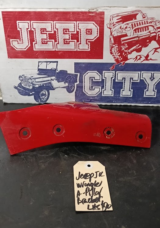 Bracket A Pillar Jeep JK Wrangler Red LHS