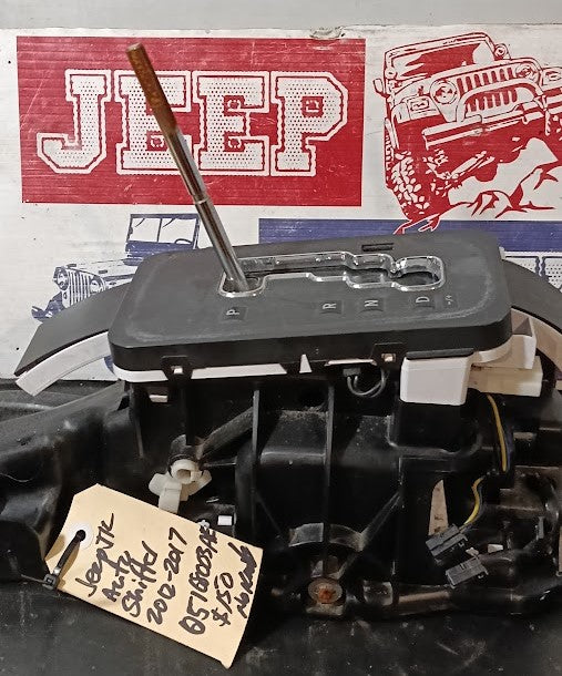 Shifter Assembly Automatic Transmission  Jeep JK Wrangler 05168003AB