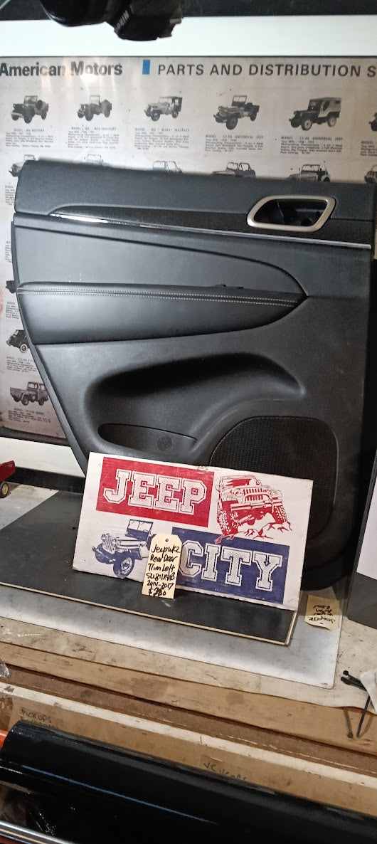 Door Card Trim LHS Rear Jeep Grand Cherokee WK2 5LL811X9AB