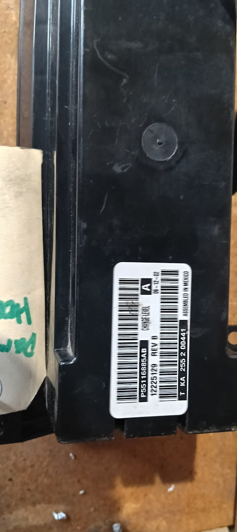 A/C Climate Controls Jeep WJ Grand Cherokee 55116885AB