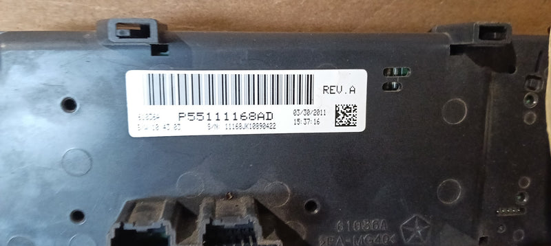 AC & Heater Controls Jeep JK Wrangler 55111168AD
