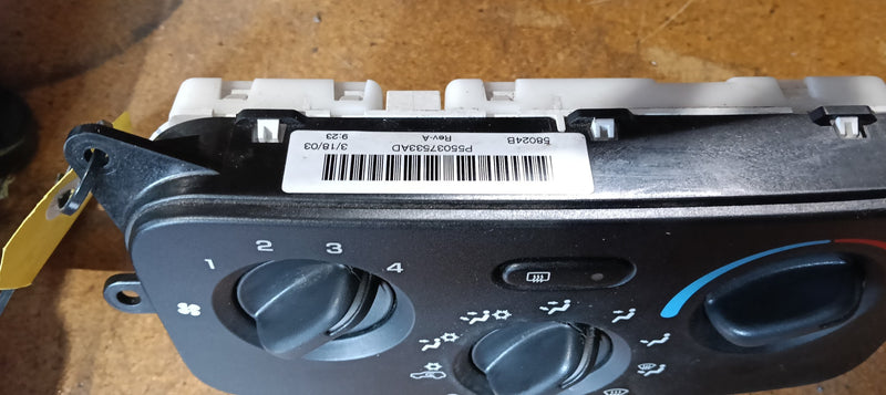 AC & Heater Climate Controls Jeep KJ Cherokee 55037533AD