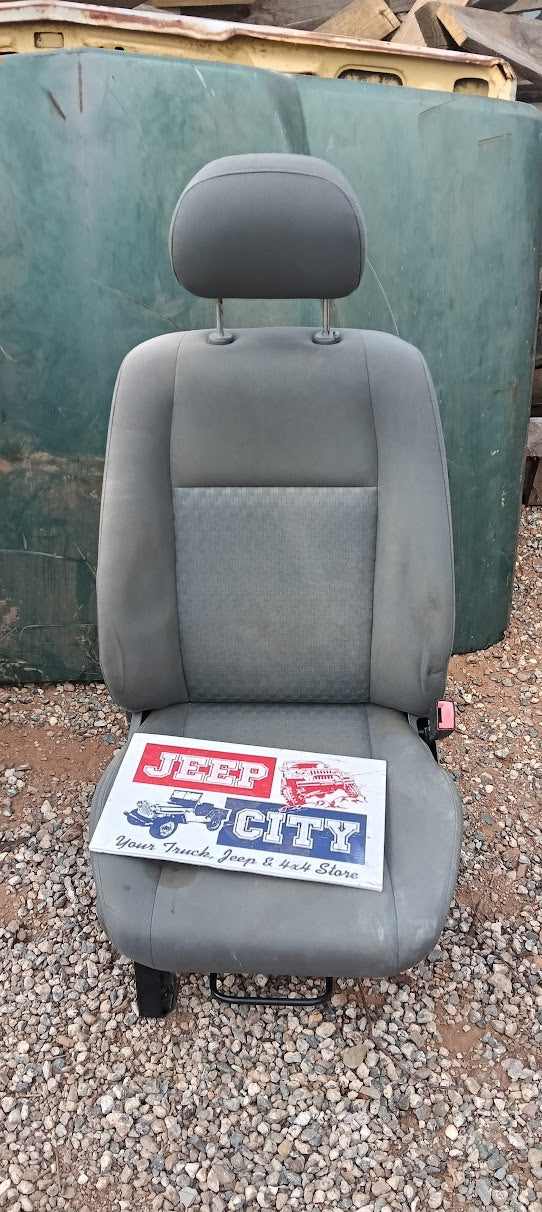 Seat Front RHS Jeep KJ Cherokee Grey Cloth