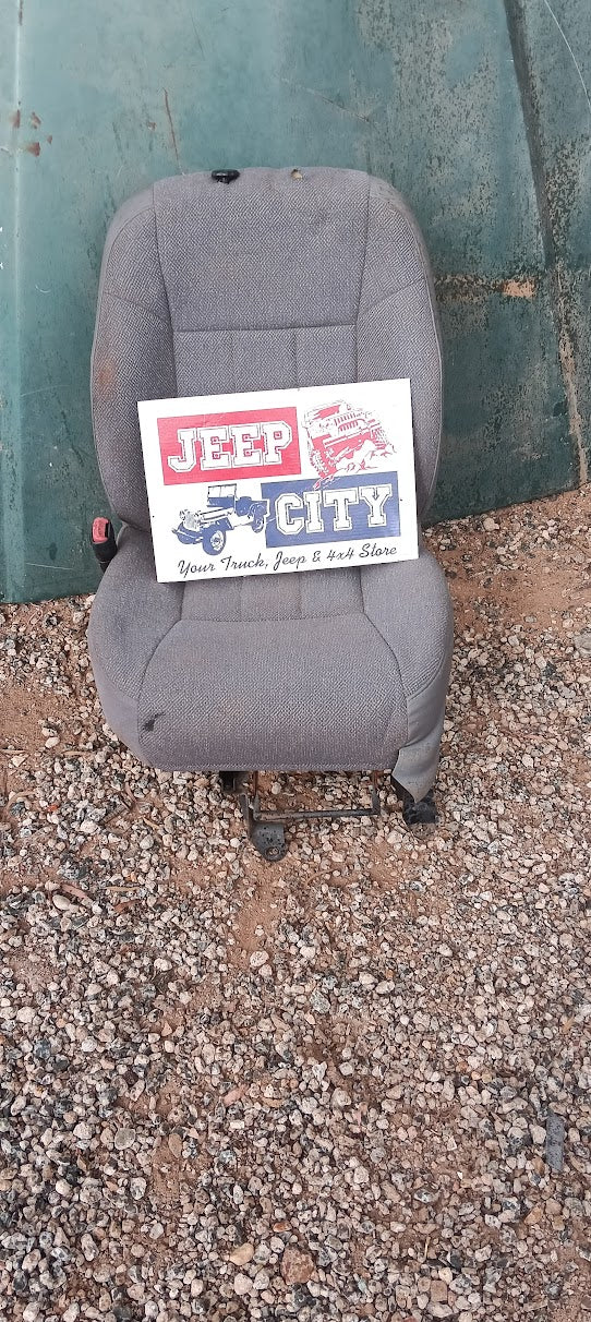 Seat Front Jeep XJ Grey Material LHF Seat