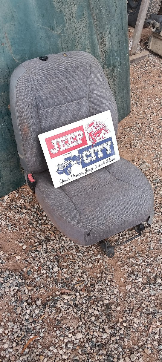 Seat Front Jeep XJ Grey Material LHF Seat