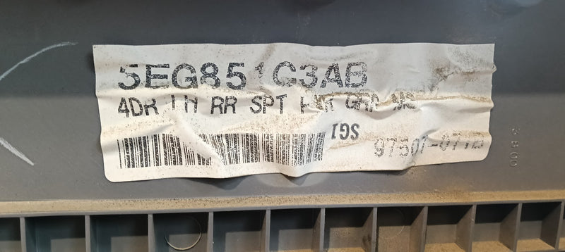 Door Card Jeep XJ Cherokee  Rear Left Grey Black