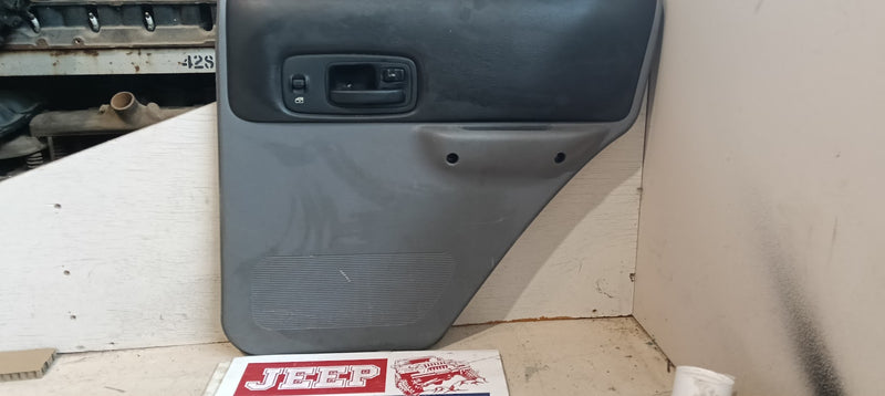 Door Card Jeep XJ Cherokee  Rear Right Grey Black