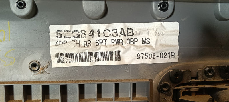Door Card Jeep XJ Cherokee  Rear Right Grey Black
